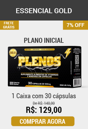 Plenos Gold, solução natural para disfunção erétil e saúde masculina.